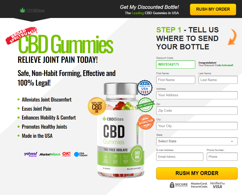 CBD Bites CBD Joint Health Gummies