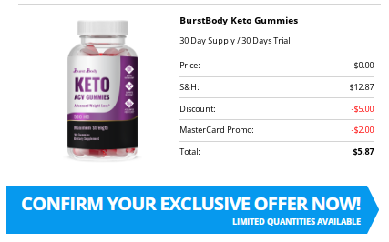 Burst Body Keto ACV Gummies price