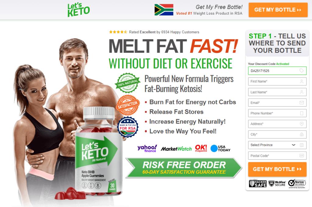 how to order Lets Keto BHB Gummies South Africa