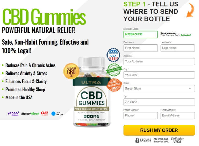 Ultra Gummies CBD 300mg, Reviews, Price, Benefits, Order Now