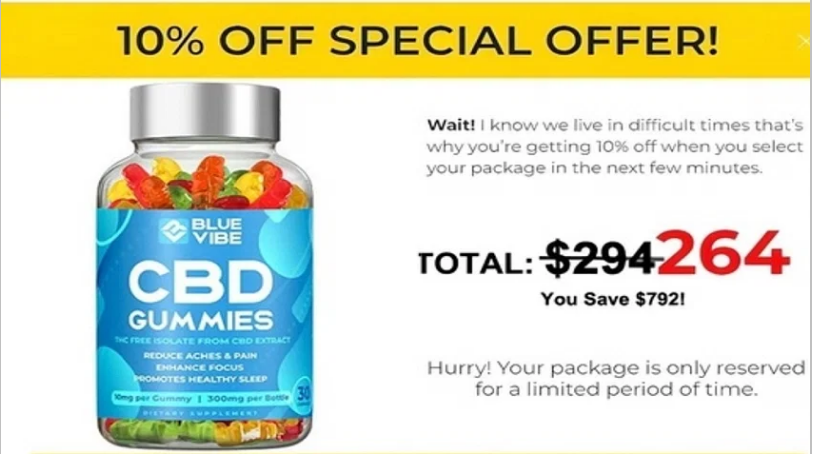 Blue Vibe CBD Gummies reviews