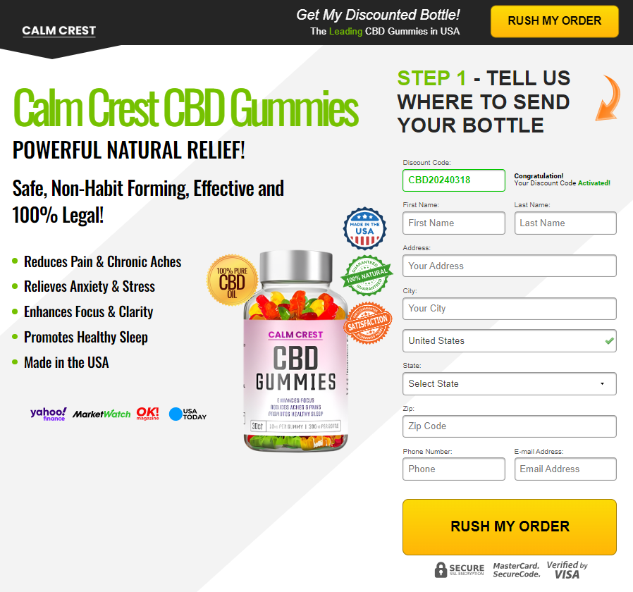 Calm Crest CBD Gummies Reviews