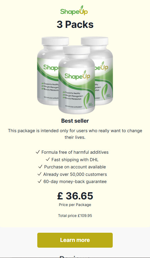 ShapeUp Capsules Reviews