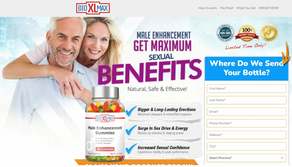 BioXL Max Gummies South Africa/ZA
